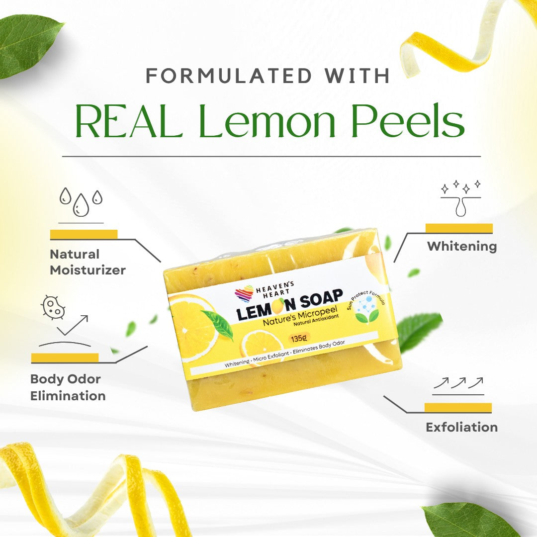 3 Reasons Why Heaven's Heart Natural Micropeeling Lemon Soap Is Import 